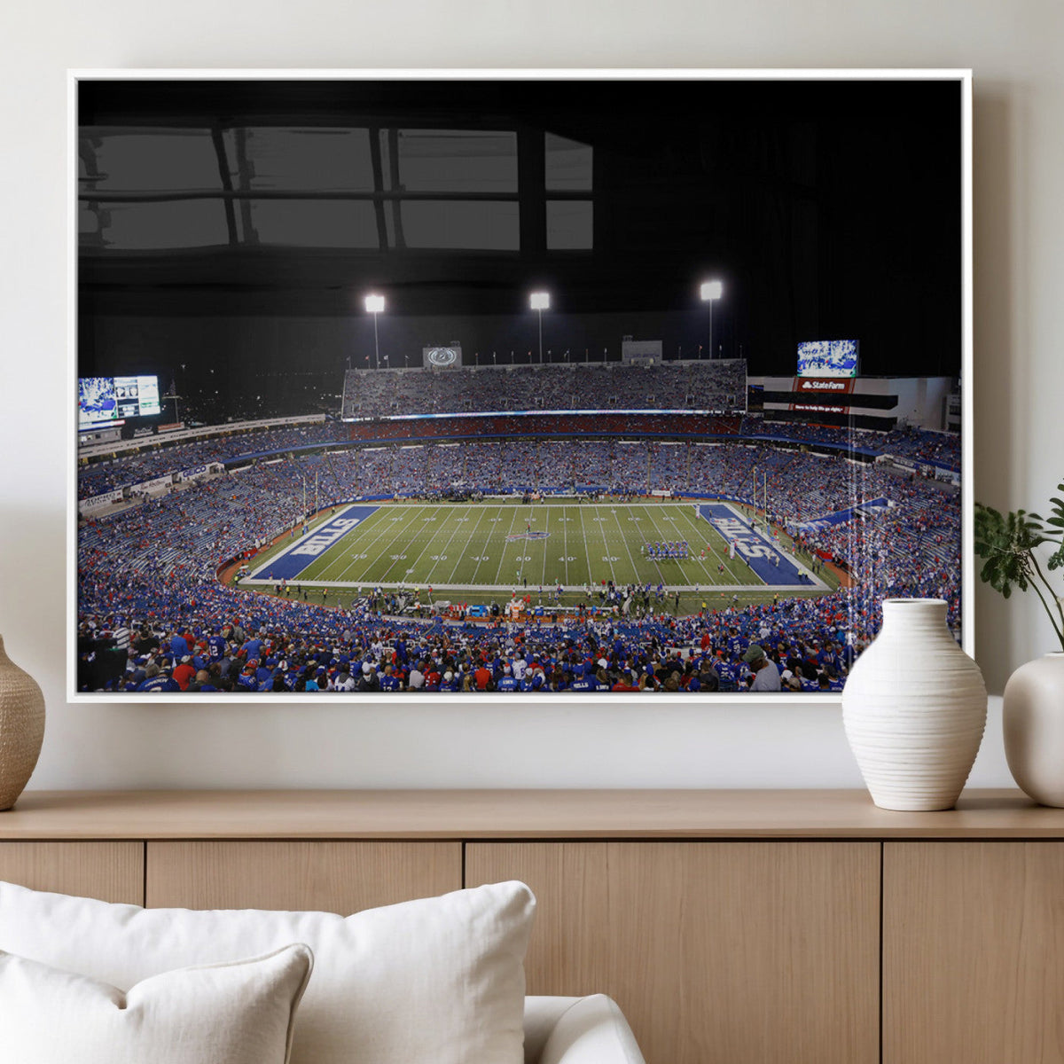 Buffalo Bills Wall Art - Buffalo Bills Stadium Canvas Print,