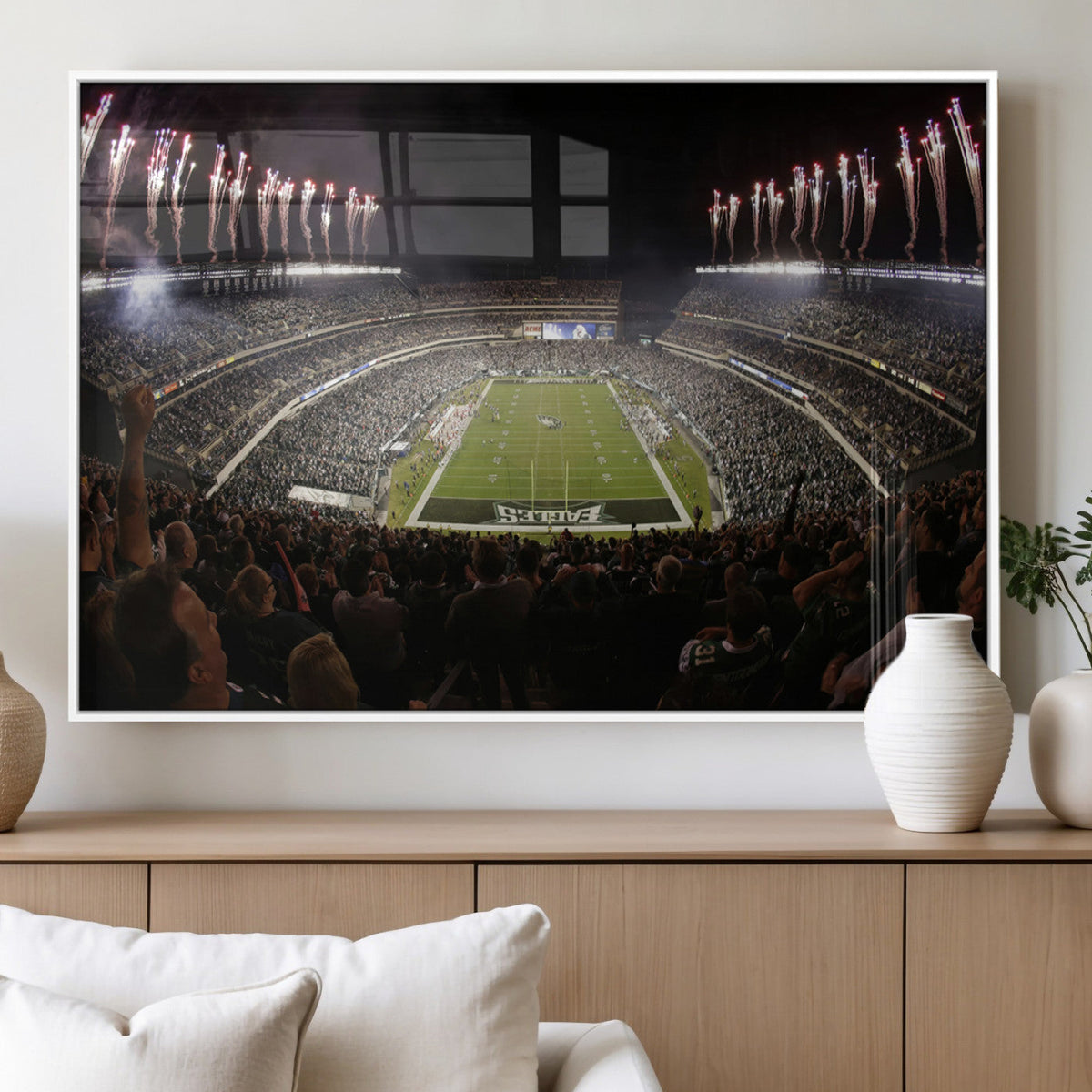 Eagles Field Stadium Wall Art - Philadelphia Eagles Football