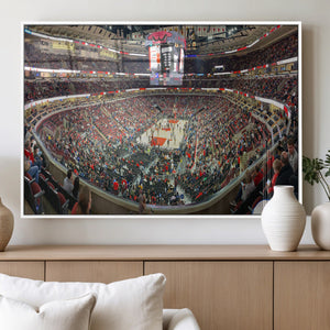 United Center Chicago Bulls Stadium Wall Art Canvas Print