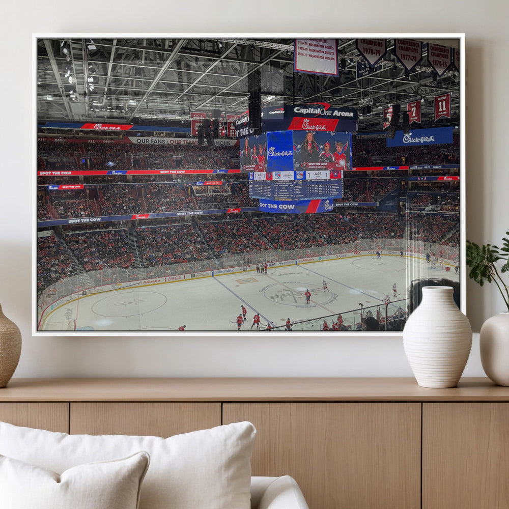 Washington Capitols New York Rangers Ice Hockey Game Stadium