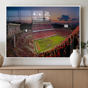 NC State Wolfpack Football Team Print - Raleigh