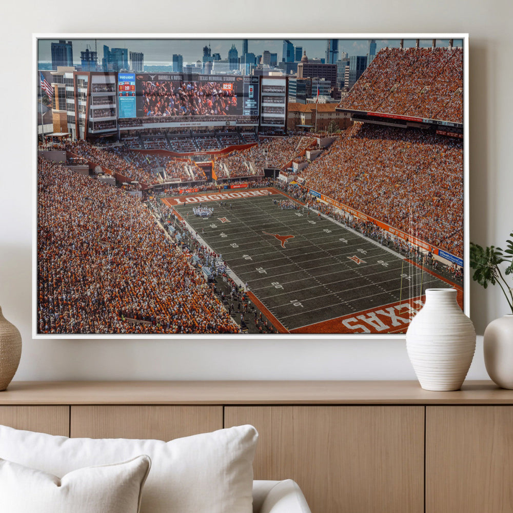 University of Texas Longhorns Football Team Print - Austin