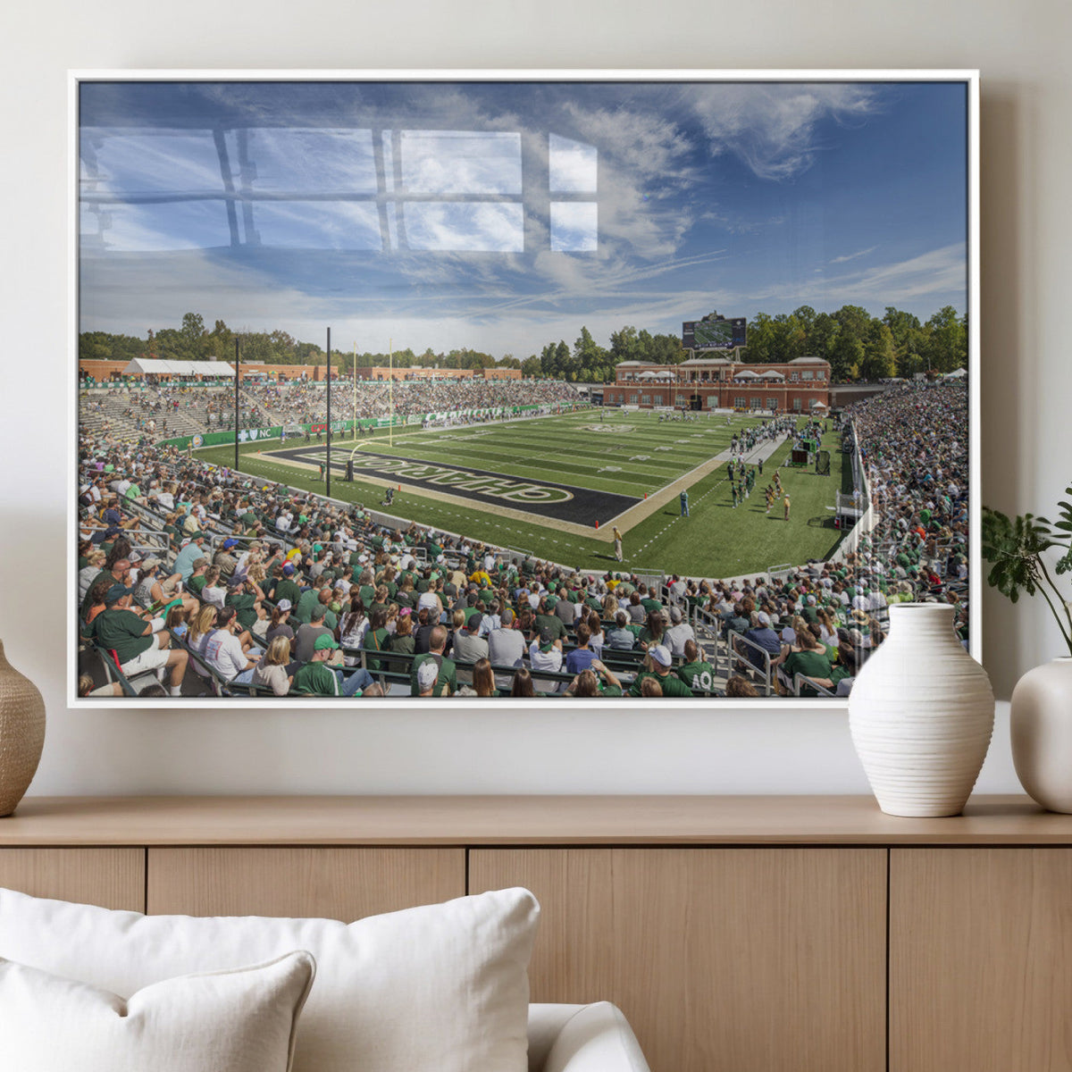 University of Charlotte 49ers Football Team Print -
