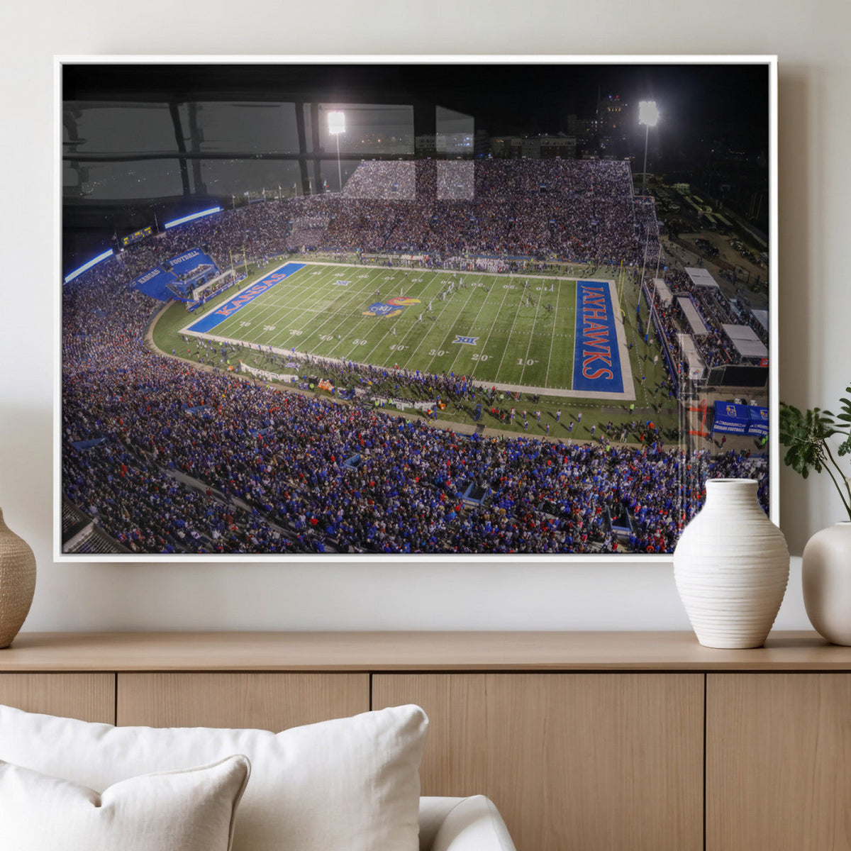 University of Kansas Jayhawks Football Team Print - Lawrence