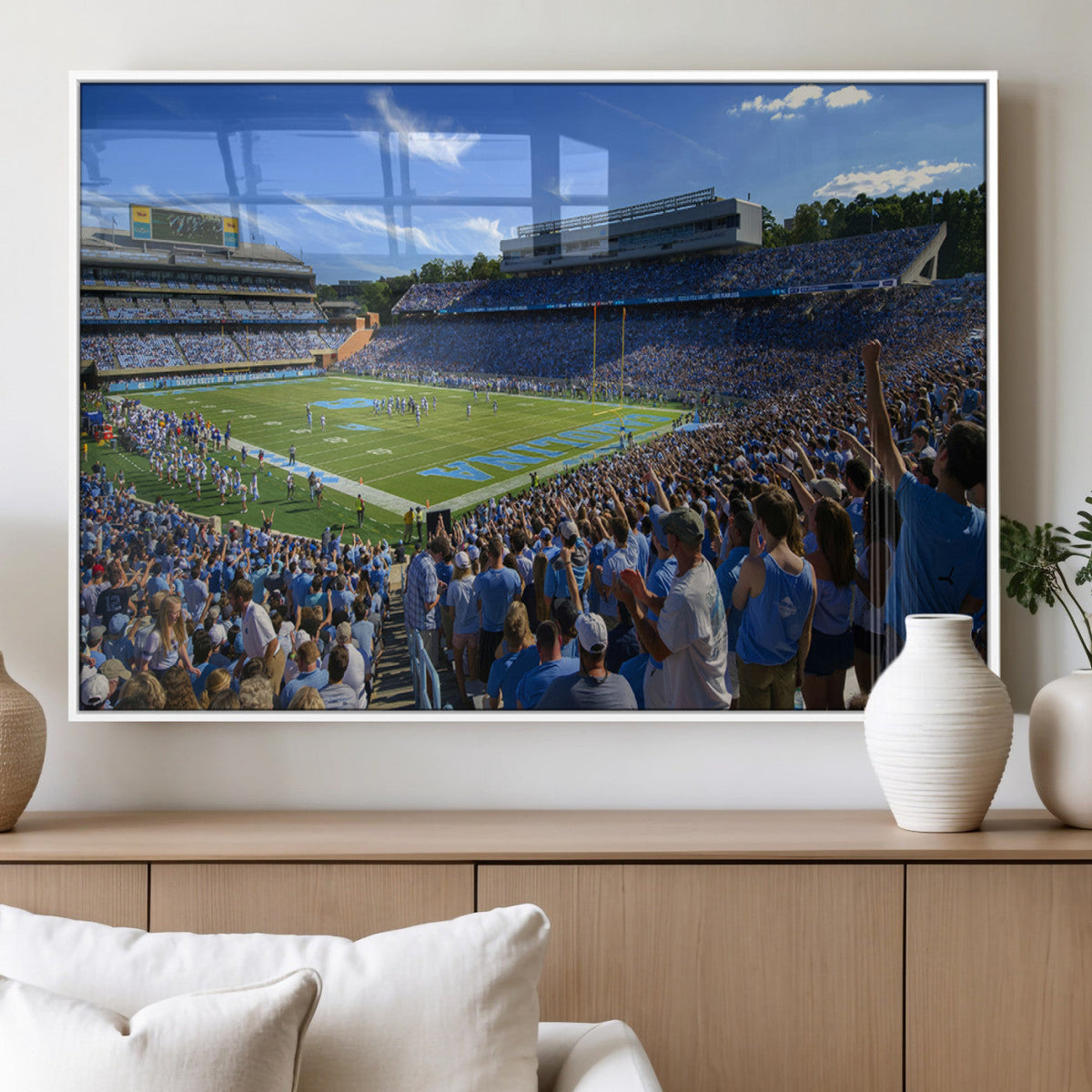 University of North Carolina Tar Heels Team Canvas Print -