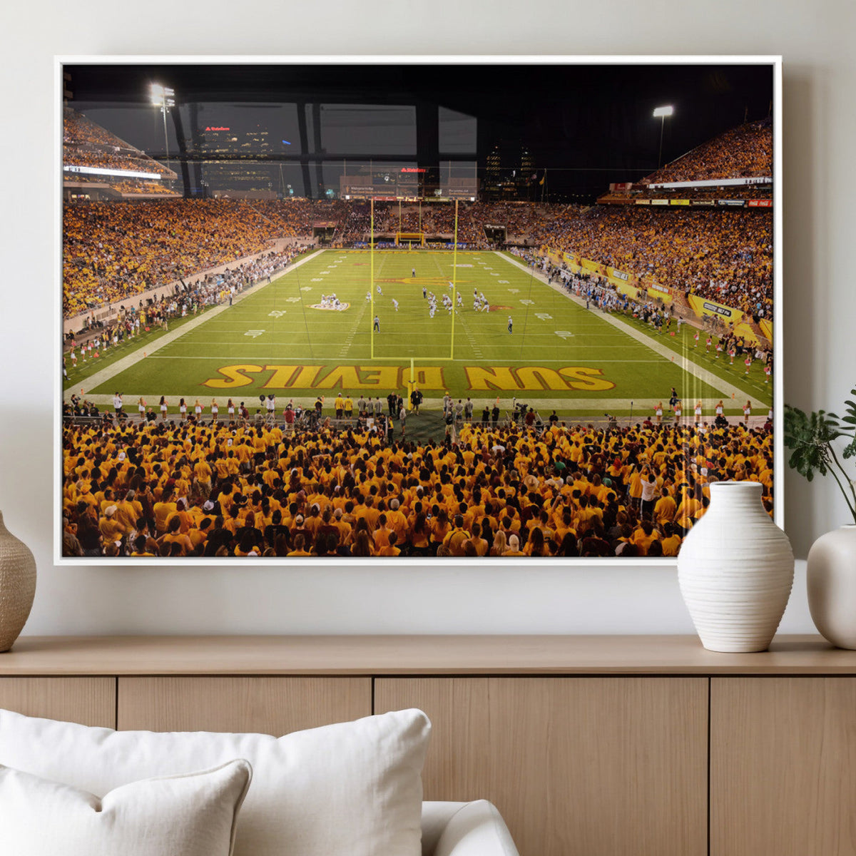 ASU Sun Devils Football Team Print - Phoenix Mountain