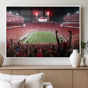 University of Nebraska Cornhuskers Football Team Print -