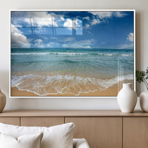 Sea View From the Beach Canvas Print