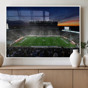 Michigan State Spartans Football Team Print - East Lansing