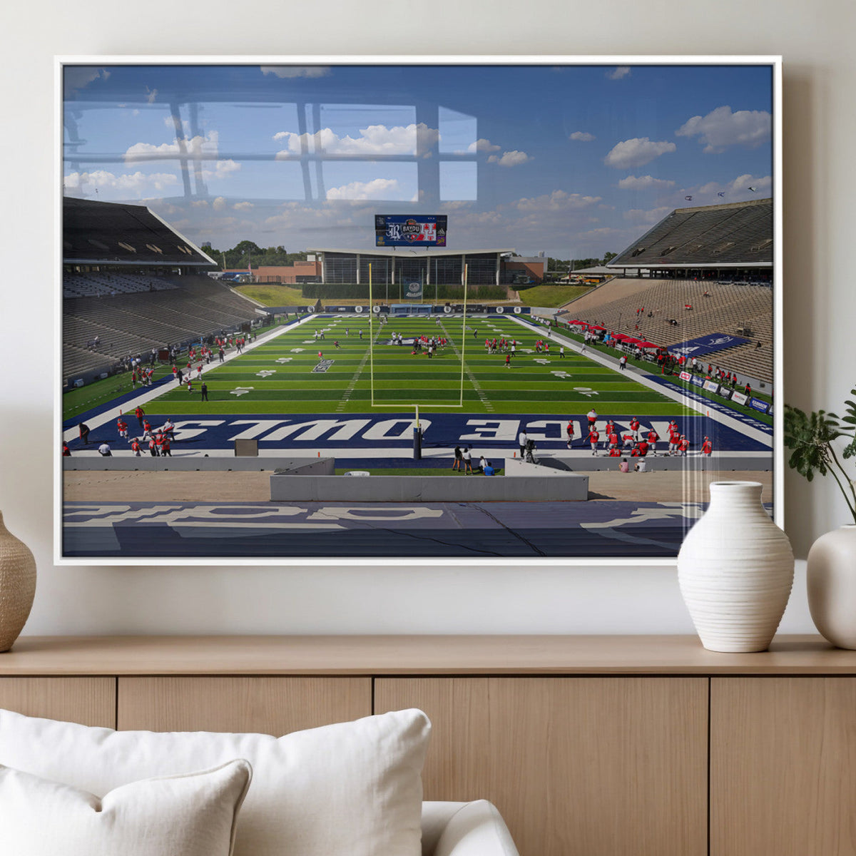 Rice University Owls Football Team Print - Houston Rice