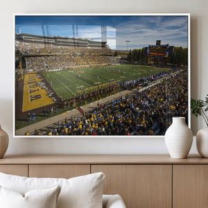 University of Wyoming Cowboys Football Team Print - Laramie