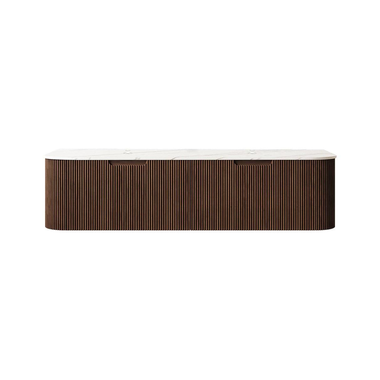 Dina 60'' Wall Mounted Plywood Cabinet with Carrara