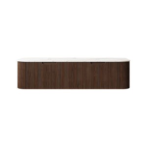 Dina 60'' Wall Mounted Plywood Cabinet with Carrara