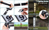 Solar Lighted House Address Sign – LED Illuminated Outdoor Plaque with Ground Stake for Yard, Garden & Home