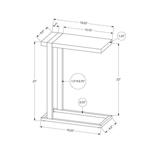 Accent Table, C - Shaped, Contemporary & Modern Stylish Design