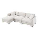 Modern L-Shaped Cloud Sectional Sofa