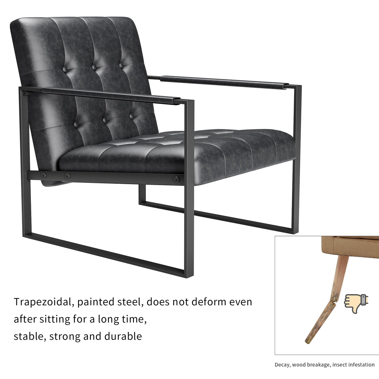 Modern Upholstered Accent Chair