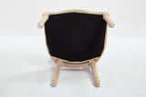 French Country Dining Chairs Set of 2 with Upholstered Round Back