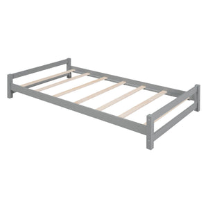Bunk Bed With LED Light And USB Ports