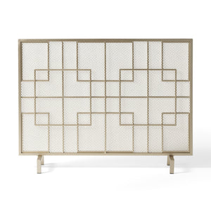 Dorothy - Modern Single Panel Iron Fire Screen