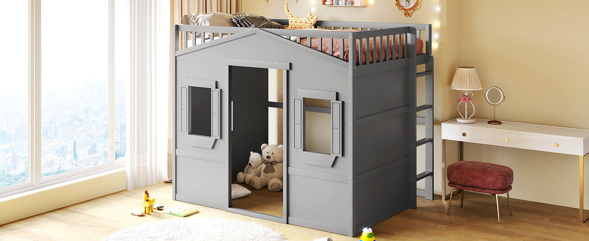House Loft Bed With Ladder