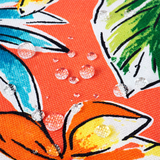 2 Pack Outdoor Throw Pillows, Waterproof & Fade-Resistant Patio Cushions (18x18 Inch, Bright Coral Pink)