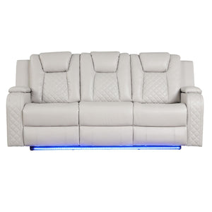 Benz - Power Reclining Sofa With LED Lighting