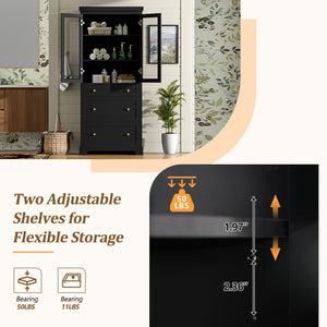 Modern Freestanding Tall Bathroom Cabinet