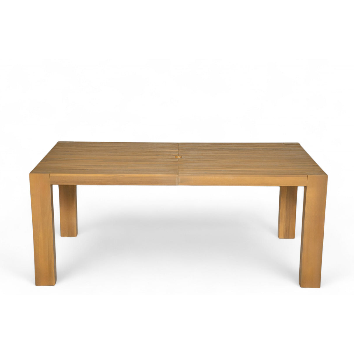 TREXM Patio Dining Table Set for 6 with Umbrella Hole