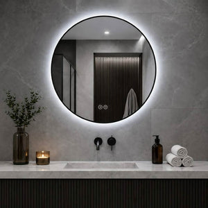 24" Round Bathroom Mirror