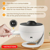 4K Galaxy Projector for Bedroom with 13 Films - HD Star & Earth Night Light Moktan Sabai