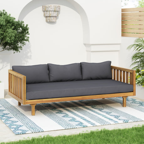 Claremont 3-seater day bed, grey