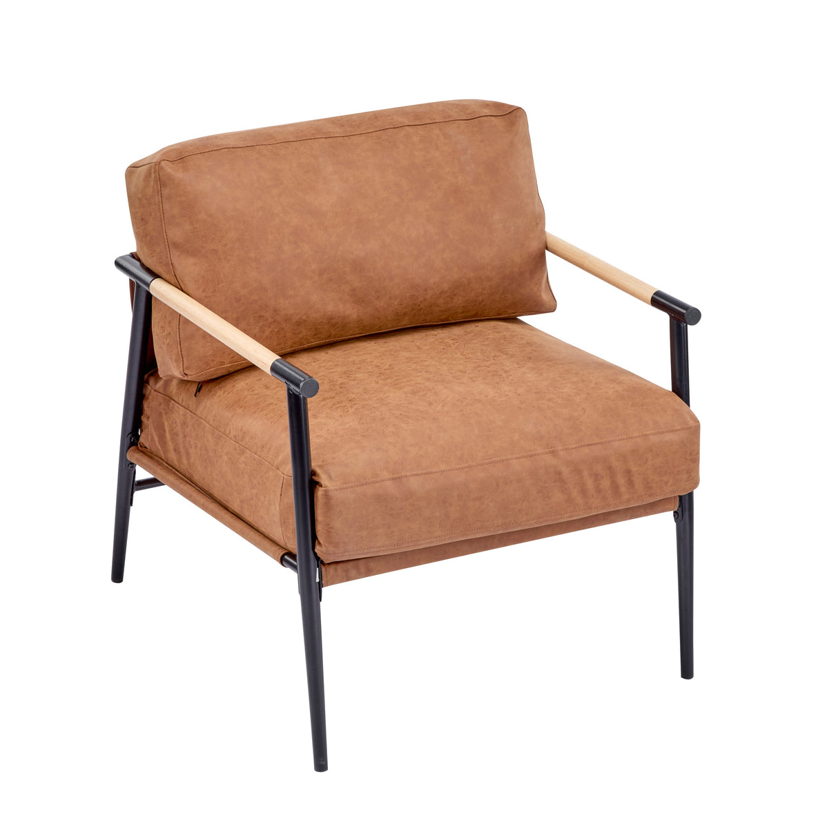 Portwyn Modern Accent Chair with Plush Cushions