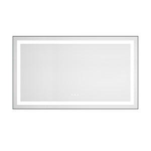 LED Bathroom Mirror with Front and Backlight