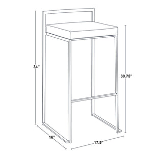 Fuji - Contemporary And Elegant Design Stackable Barstool