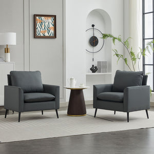 Nordic Retro Light Luxury Upholstered Sofa Chair