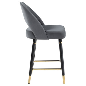 Open Back Counter Height Stools (Set of 2)