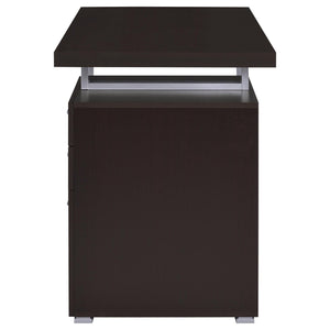 Brennan 47-inch 3-drawer Office Computer Desk Cappuccino