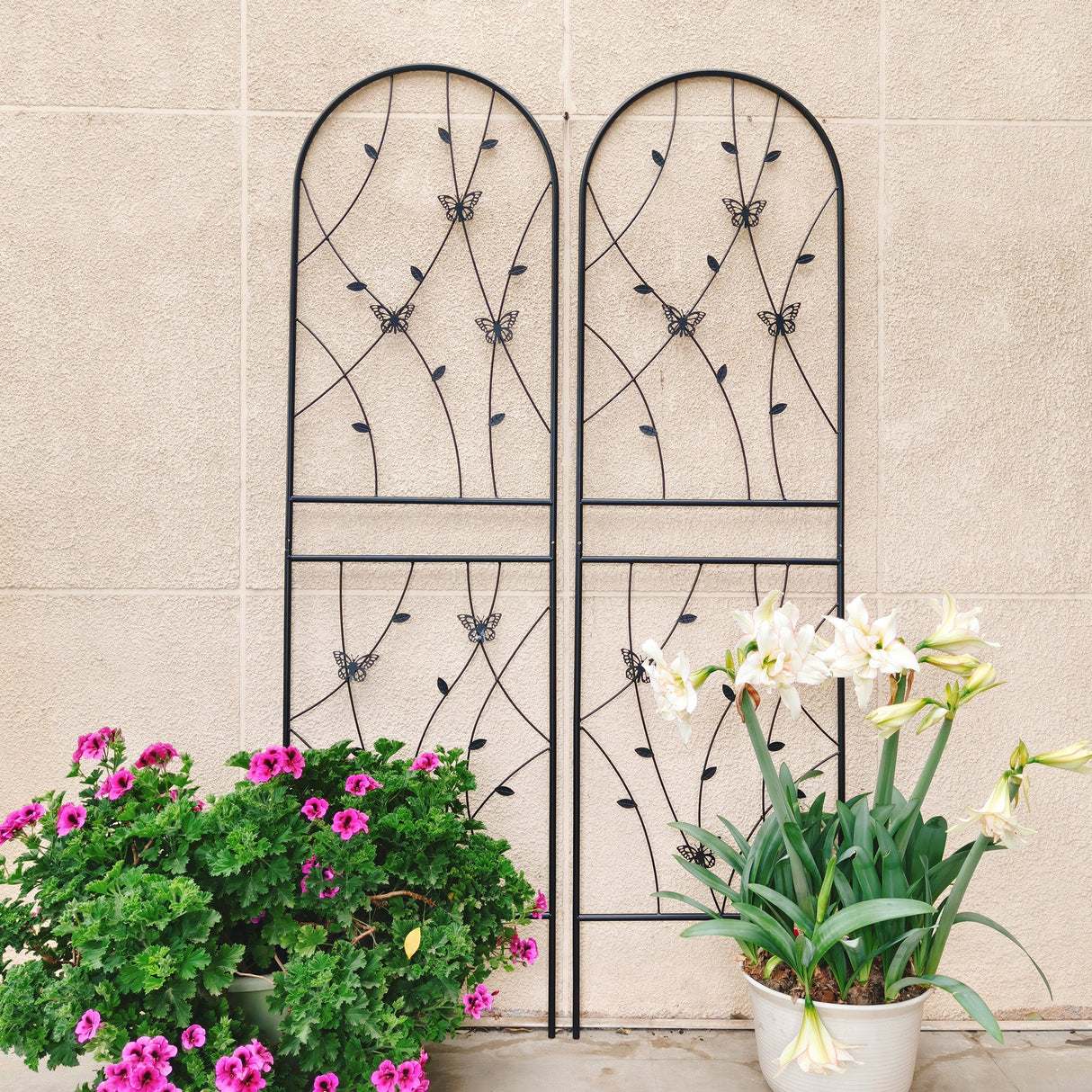 4 Pack Metal Garden Trellis