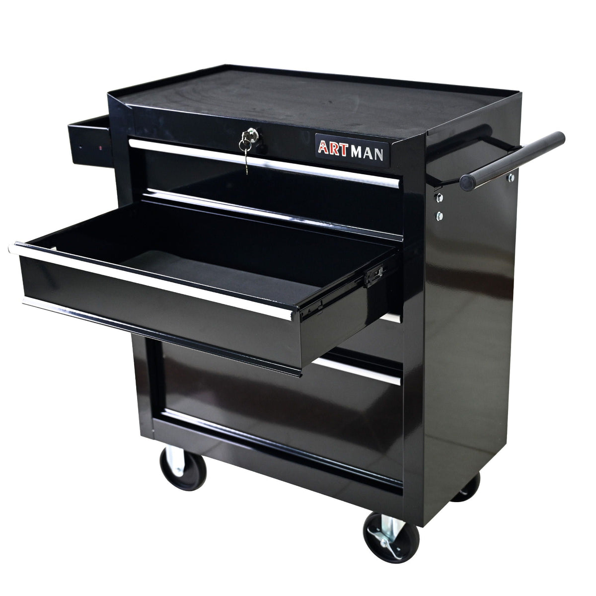 Multifunctional Tool Cart With Wheels And Drawers