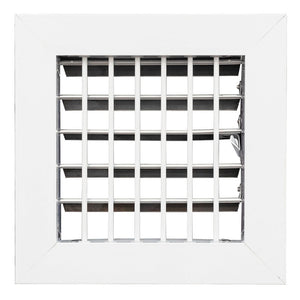 AC Register Vent Cover 6X6 inch - Adjustable Aluminum Grille