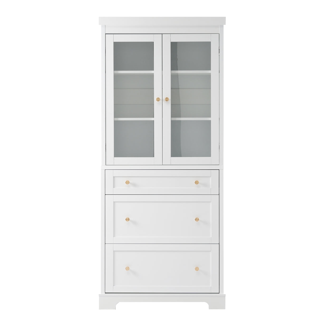 70.1' Modern High Freestanding Tall Bathroom Cabinet