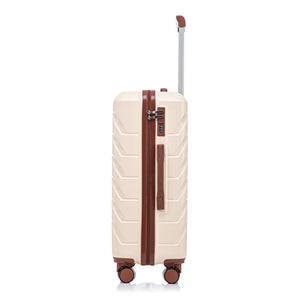 3 Pieces Set 20" / 24" / 28" Spinner Wheel Luggage With Combination Lock