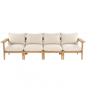 Terassi Outdoor Acacia Wood 4 Seater Sofa