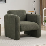 Marlowe Modern Sherpa Upholstered Comfy Reading Accent Chair