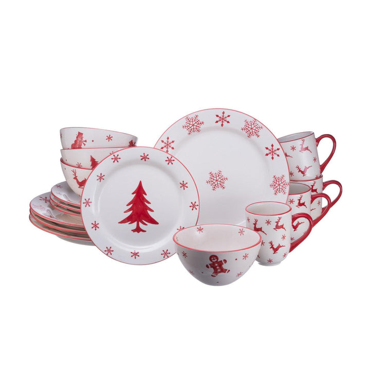 Winterfest 16 Piece Dinnerware Set