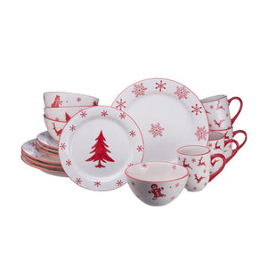 Winterfest 16 Piece Dinnerware Set