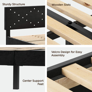 Upholstered Platform Bed