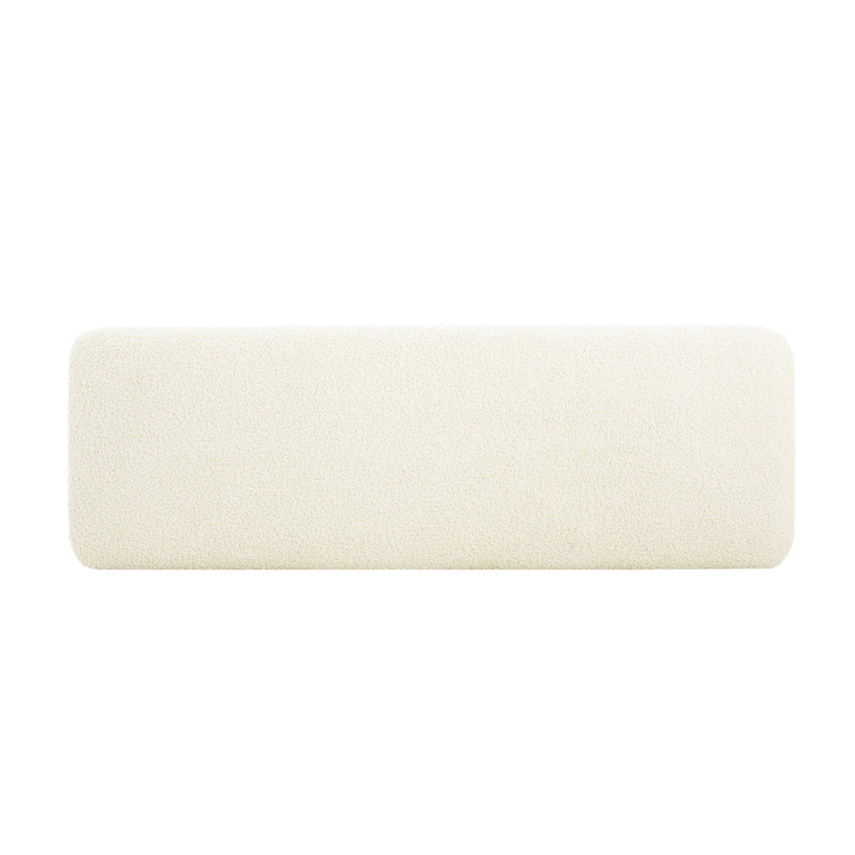 Contemporary Ottoman With Foam Cushion And Durable Upholstery