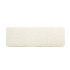 Contemporary Ottoman With Foam Cushion And Durable Upholstery